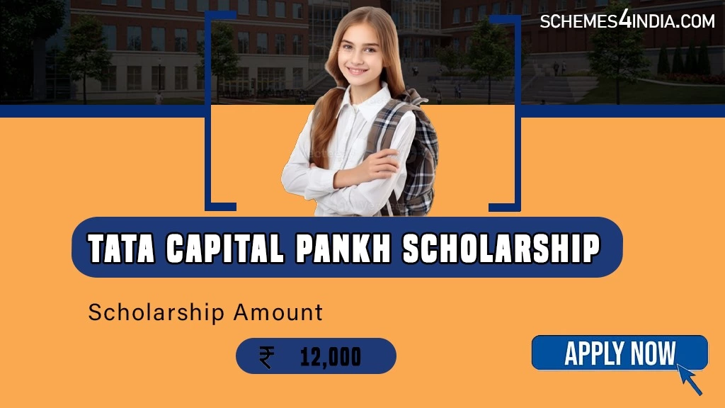 Tata Capital Pankh Scholarship 2024-25, INR 12,000, Class 11 and 12, Apply Now